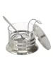 every ware Parmezaanse-kaasdoos zilverkleurig - Ø 18,5 cm