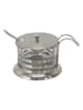 every ware Parmezaanse-kaasdoos zilverkleurig - Ø 18,5 cm