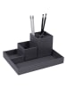 BigsoBox 4-delige set: desktop-organizer "Lena" zwart