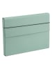 BigsoBox Sammelmappe "Olof" in Mint - (L)34,5 x (B)26 x (H)4 cm