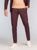 CAST IRON Spodnie chino - Slim fit - w kolorze bordowym