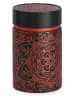Eigenart 2er-Set: Teedosen "Mandala" in Orange/ Schwarz/ Beige - 150 g