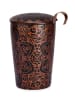 Eigenart Teetasse "Mandala" in Hellbraun/ Schwarz - 350 ml