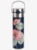 Eigenart Roestvrijstalen theefles "Leeza - Padma" lichtroze/donkerblauw - 500 ml