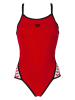 Arena Badeanzug "Team Stripe" in Rot