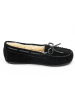 NICEBAY Leder-Mokassins "Tauriel" in Schwarz