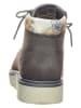 Timberland Leren boots "Kenniston Nellie" grijs - wijdte W