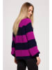made of emotion Pullover in Lila/ Schwarz