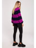 made of emotion Pullover in Lila/ Dunkelblau