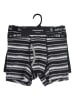 Converse 2er-Set: Boxershorts in Schwarz/ Grau