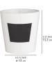 Wenko Kruidenpot "Waia" wit/zwart - (H)13 x Ø 13 cm