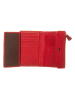 Braun Büffel Leren portemonnee rood - (B)14 x (H)10 x (D)2 cm