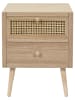 Ethnical Life Nachttisch in Natur - (B)50 x (H)40 x (T)30 cm