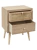 Ethnical Life Nachttisch in Natur - (B)50 x (H)40 x (T)30 cm