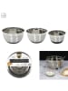 COOK CONCEPT 3-delige set: roestvrijstalen mengkommen