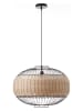 lumisky Hanglamp "Valentina" naturel/zwart - Ø 55,5 cm