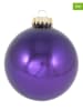 Krebs Glas Lauscha Kerstballen paars - 8 stuks