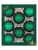 Krebs Glas Lauscha Kerstballen groen - 8 stuks