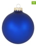 Krebs Glas Lauscha Kerstballen blauw - 4 stuks