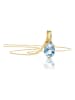 Diamant Exquis Gold-Halskette mit Anhänger - (L)45 cm