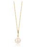 Diamant Exquis Gouden ketting met hanger - (L)45 cm