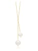 Revoni Gold-Halskette mit Perlen - (L)45 cm