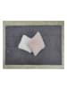 THE HOME DECO FACTORY Laagpolig tapijt grijs - (L)170 x (B)120 cm