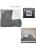 THE HOME DECO FACTORY Bedsprei grijs - (L)240 x (B)220 cm