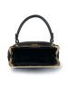 ORE10 Skórzana torebka "Ro" w kolorze czarnym - 25 x 22 x 10 cm