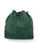 Florence Bags Leder-Umhängetasche "PD" in Grün - (B)27 x (H)30 x (T)6 cm