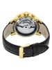 Heritor Automatikuhr "Hannibal" in Schwarz/ Gold