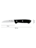 WMF Gemüsemesser ''Classic Line" in Schwarz - (L)18,6 cm
