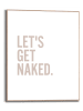 Orangewallz Gerahmter Kunstdruck "Naked II" - (B)40 x (H)50 cm