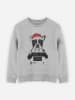WOOOP Sweatshirt "Xmas is coming" grijs