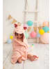 Crochetts Badcape "Eenhoorn" lichtroze - (L)126 x (B)110 cm