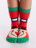Denokids 2-delige set: sokken "New Year" rood/groen