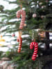 FABELAB 3er-Set: Weihnachtsschmuck "Candycane" in Rosa/ Rot/ Hellbraun - (H)10 cm