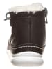 Clarks Leder-Winterboots "Crest Alpine" in Schwarz