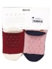 Walkiddy 2er-Set: ABS-Socken in Rosa/ Rot