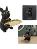 Rétro Chic Decoratief object "Bulldog" zwart/goudkleurig - (B)27 x (H)21 x (D)17 cm