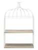 THE HOME DECO FACTORY Etagere in Weiß/ Natur - (B)31 x (H)51 x (T)15 cm