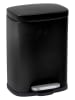 Wenko Treteimer "Leno" in Schwarz - 5 l