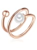 The Pacific Pearl Company Rosévergold. Ring mit Perle