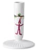 Kähler Kandelaar "Hammershøi Christmas" wit/meerkleurig - (H)12 cm