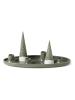 Kähler Adventskrans "Nobili Oval" olijfgroen - (L)33 x (B)13 x (H)15,5 cm