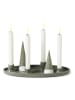 Kähler Adventskrans "Nobili Oval" olijfgroen - (L)33 x (B)13 x (H)15,5 cm
