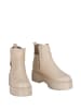 Moosefield Leder-Chelsea-Boots in Beige