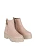 Moosefield Leren chelseaboots lichtroze
