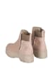 Moosefield Leren chelseaboots lichtroze