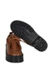Moosefield Leren veterschoenen lichtbruin